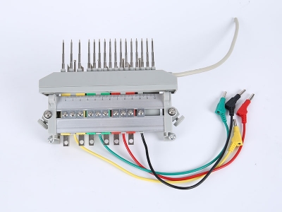 HH2018B三相鋁合金下出線(xiàn)表座帶輔助端子（6滑塊,165孔距，M8螺桿）